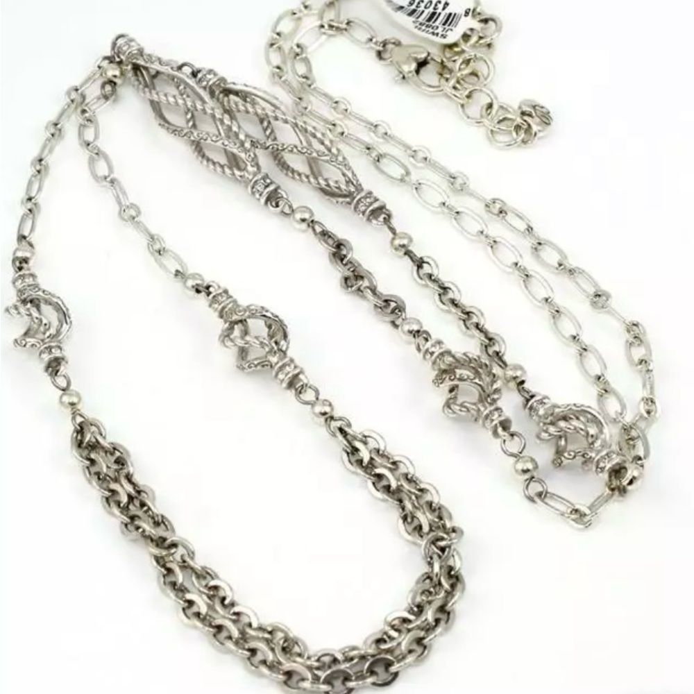 Retired NWT Brighton Swirl Necklace JL0882